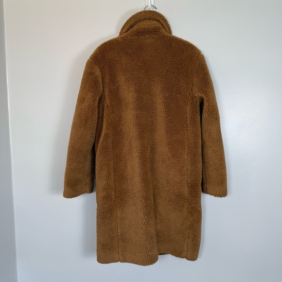 GAP Women’s Teddy Brown Winter Coat Size XS - Picture 3 of 4